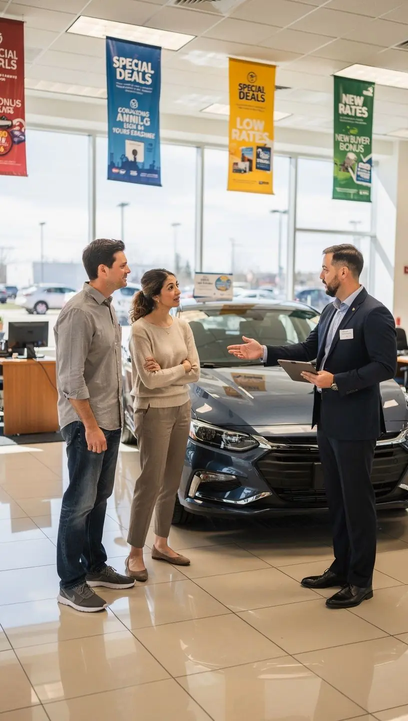 Senior kierowca rozmawiający z agentem ubezpieczeniowym